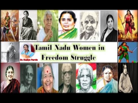 Women Freedom Fighters of Tamil Nadu | Dr. Raziya Parvin | English | V – 09
